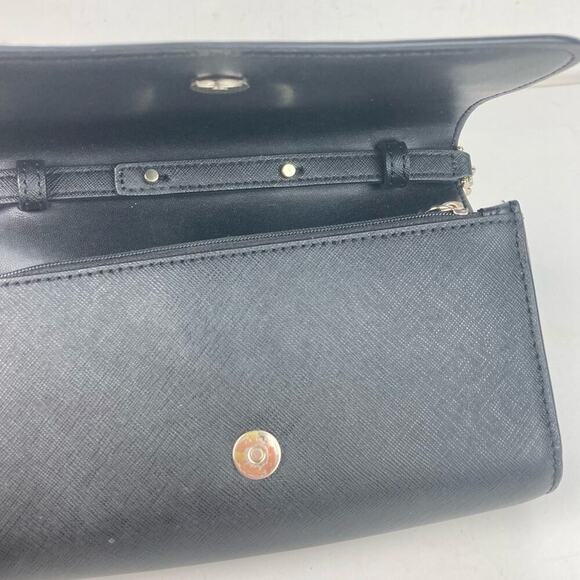 KATE SPADE Staci Small Flap Leather Crossbody in Black - Picture 13 of 15